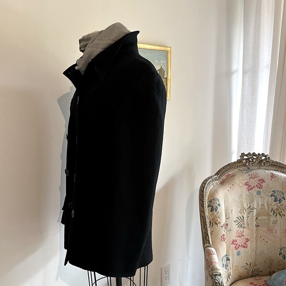 Black Peacoat in Perfect Condition Sz 12 - Picture 4 of 9